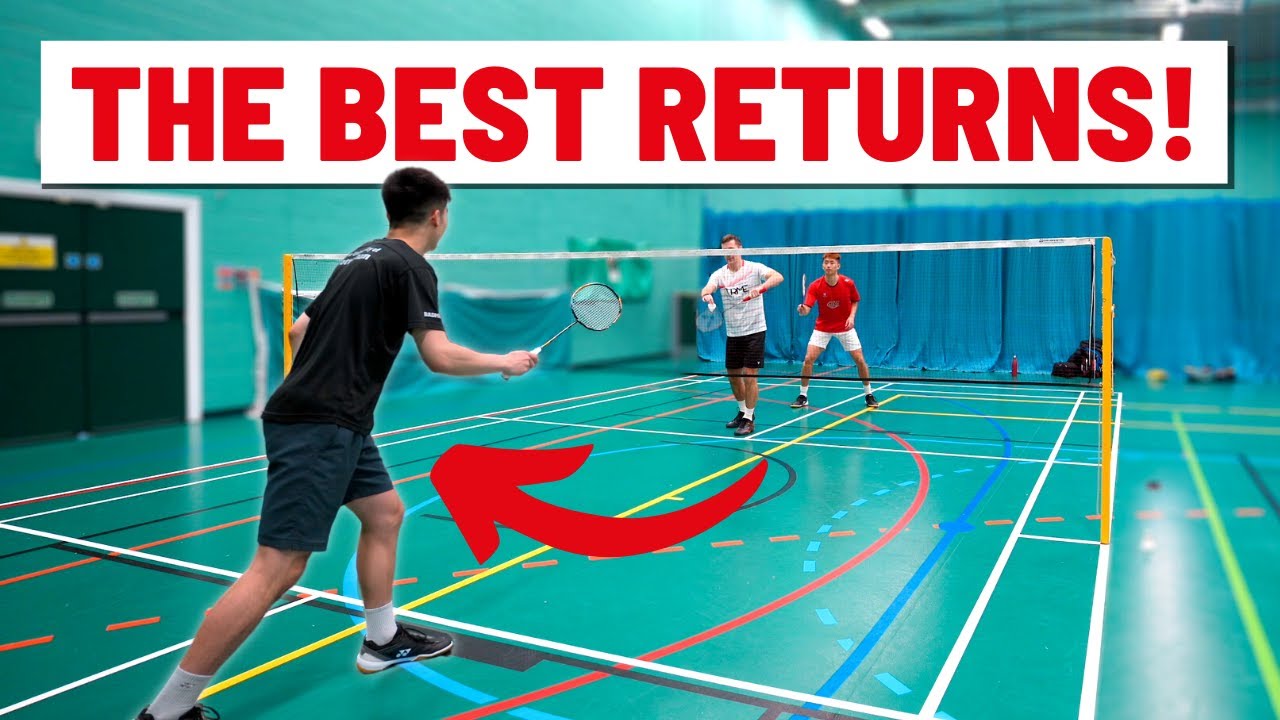 The 5 Best RETURNS OF SERVE To Play In Mens Doubles - Badminton Strategy