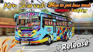 💥🎉KPN Sharvesh New tn pvt bus mod for Bussid RELEASE 💥🎉