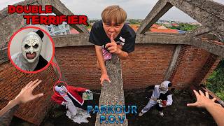 Double Terrifier They Finally Found Us... Parkour Horror Pov Ep.33