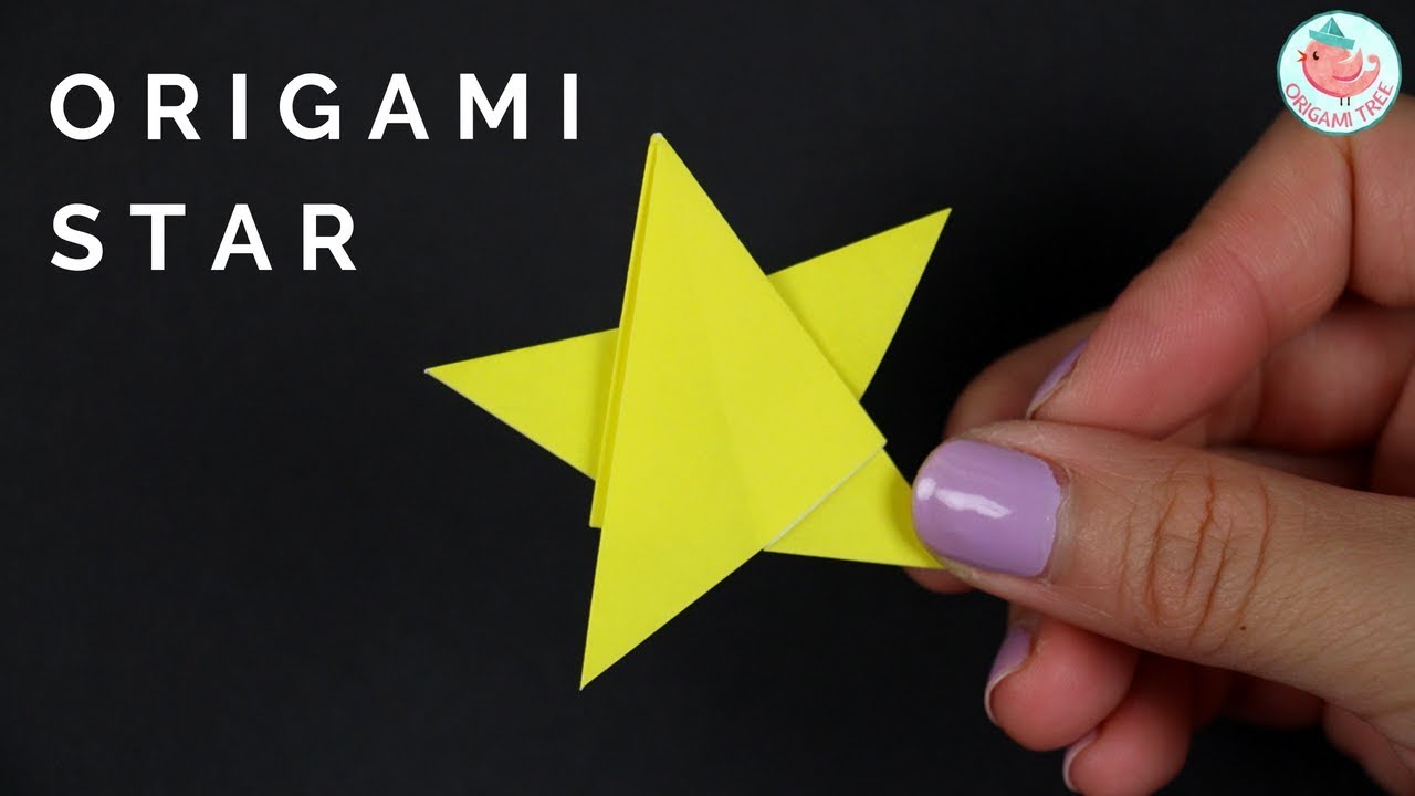 How To Make An Easy Origami Star - Folding Instructions - Origami