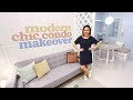 One Bedroom Condo Makeover // Modern Chic Design // by Elle Uy