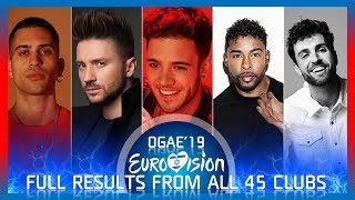 Eurovision 2019 - OGAE Poll FULL RESULTS | From 45 Clubs | TOP41