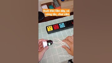 Đuôi đèn liền dây, có công tắc  chui cắm dây dài 3m 8m ||0906099063