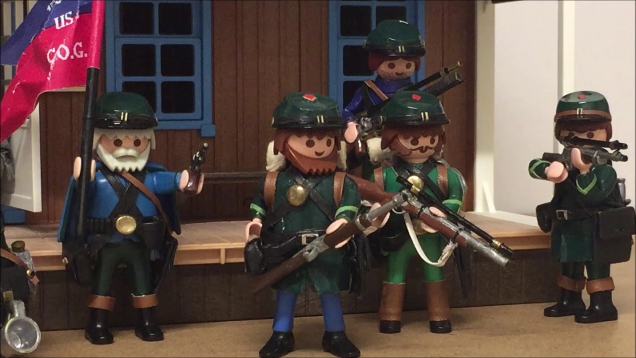 playmobil civil war soldiers