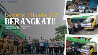 KPU Belitung Mulai Distribusikan Logistik Pilkada 2024