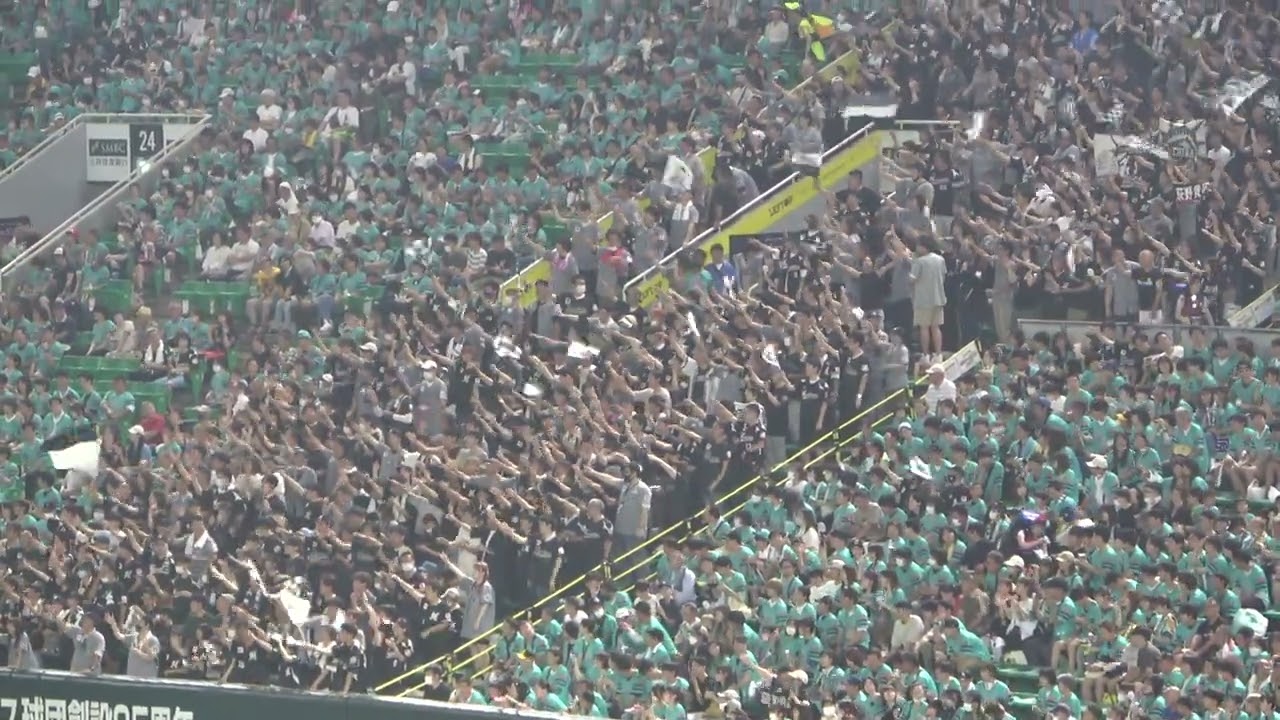 ロッテの応援が凄まじい