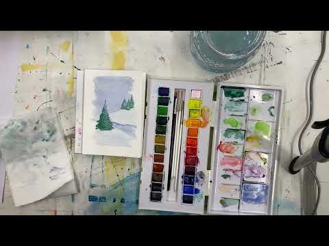 Eenvoudig schilderen met Aquarelverf voor beginners
