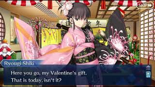 Fate Grand Order Ryougi Shiki Valentines Gift With Voice