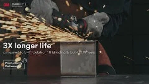 Introducing 3M™ Cubitron™ 3 Portable Grinding & Cut-Off Wheels