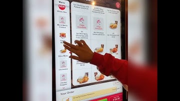 Process on how to order in self-ordering kiosk in Jollibee!