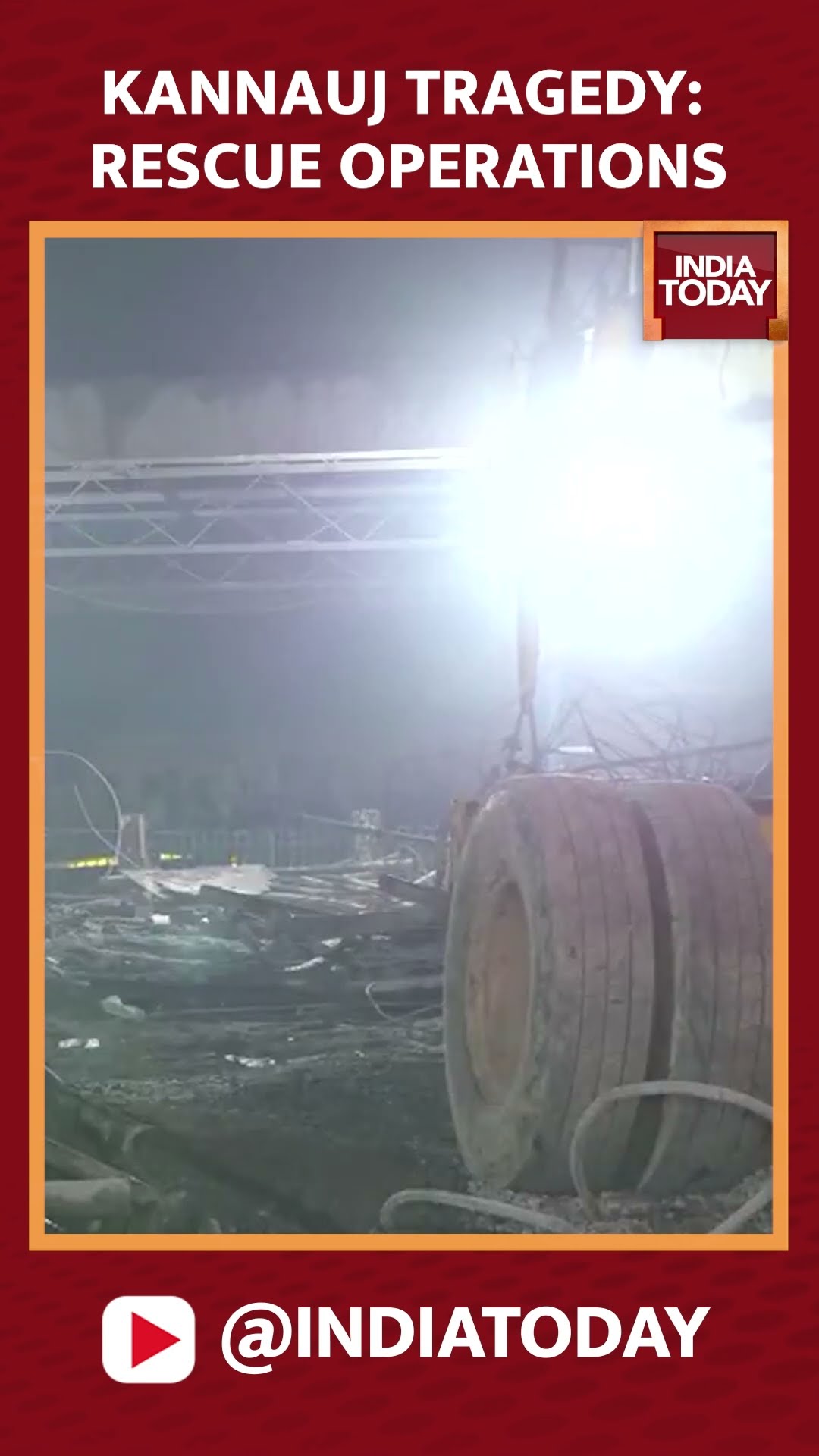 Kannauj Railway Stations Lintel Collapses, Rescue Operations For Trapped Workers Begins #shorts