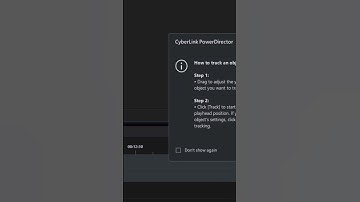 How to Add Motion Tracking | PowerDirector
