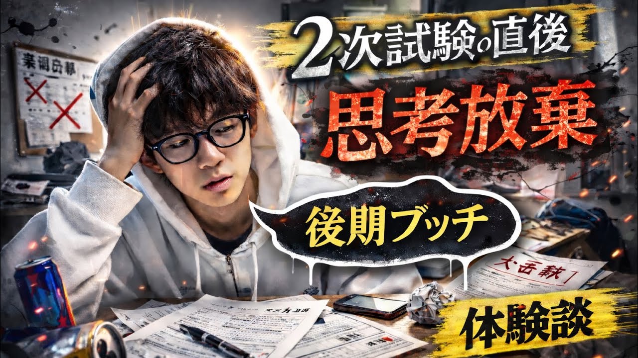 【体験談】国立後期試験をブッチした話