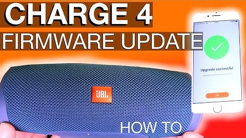 JBL Charge4 Firmware Update (how to)