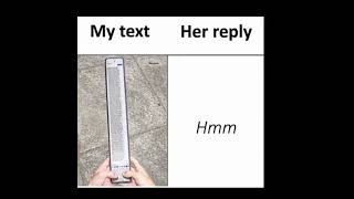 My Text And His Reply