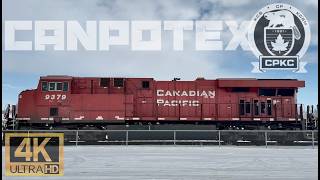 CPKC POTASH EXPRESS: Massive Heavy Haul Train in Motion!