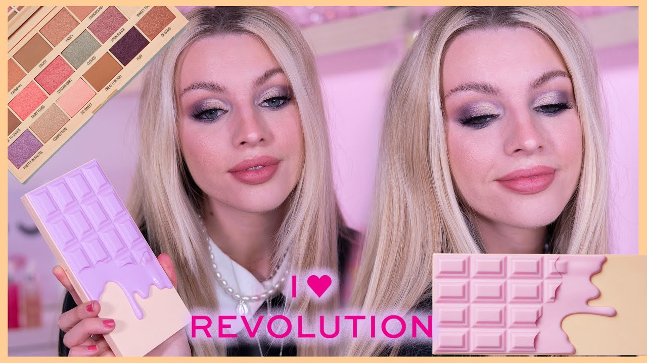 COTTON CANDY PALETTE // Look 3 🍭 I Heart Revolution