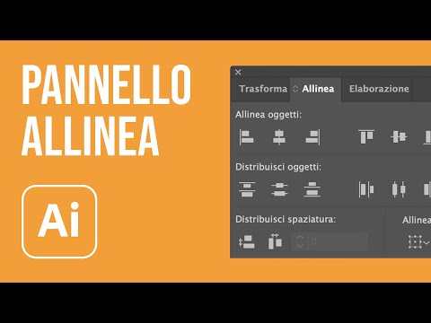 Video: Come Riportare Oggetti Di Testo E Bitmap In Posizione Orizzontale In Adobe Illustrator