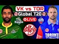 Global T20 2024 Live - Vancouver Knights vs Toronto Nationals live | VK vs TOR Live | 1st Match
