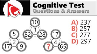 Cognitive Assessment Test: Questions with Answers THEY DON