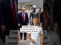 Thoughts about 🇺🇸 Trump posting this AI-generated image with an 👽 alien? Do 👽 aliens exist?