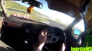 TYRES ON BELTS, 4TH GEAR, CONCRETE WALL - What could go wrong?
