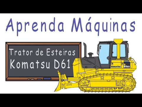 Trator de Esteiras Komatsu D61