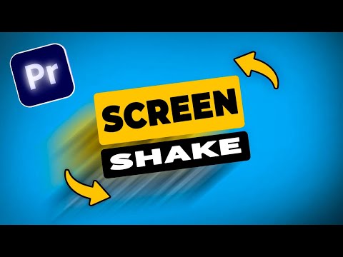 how to create screen shake effect in premiere pro 2025