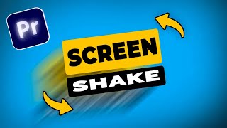how to create screen shake effect in premiere pro 2025