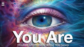 Black Screen 'YOU ARE' Positive Affirmations for Health, Wealth \u0026 Success While You SLEEP. Reprogram
