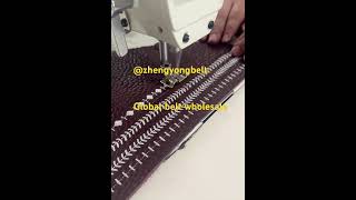 How to mass-produce embossed leather belt #belt #beltmaking #leather #factory #customerservice #oem