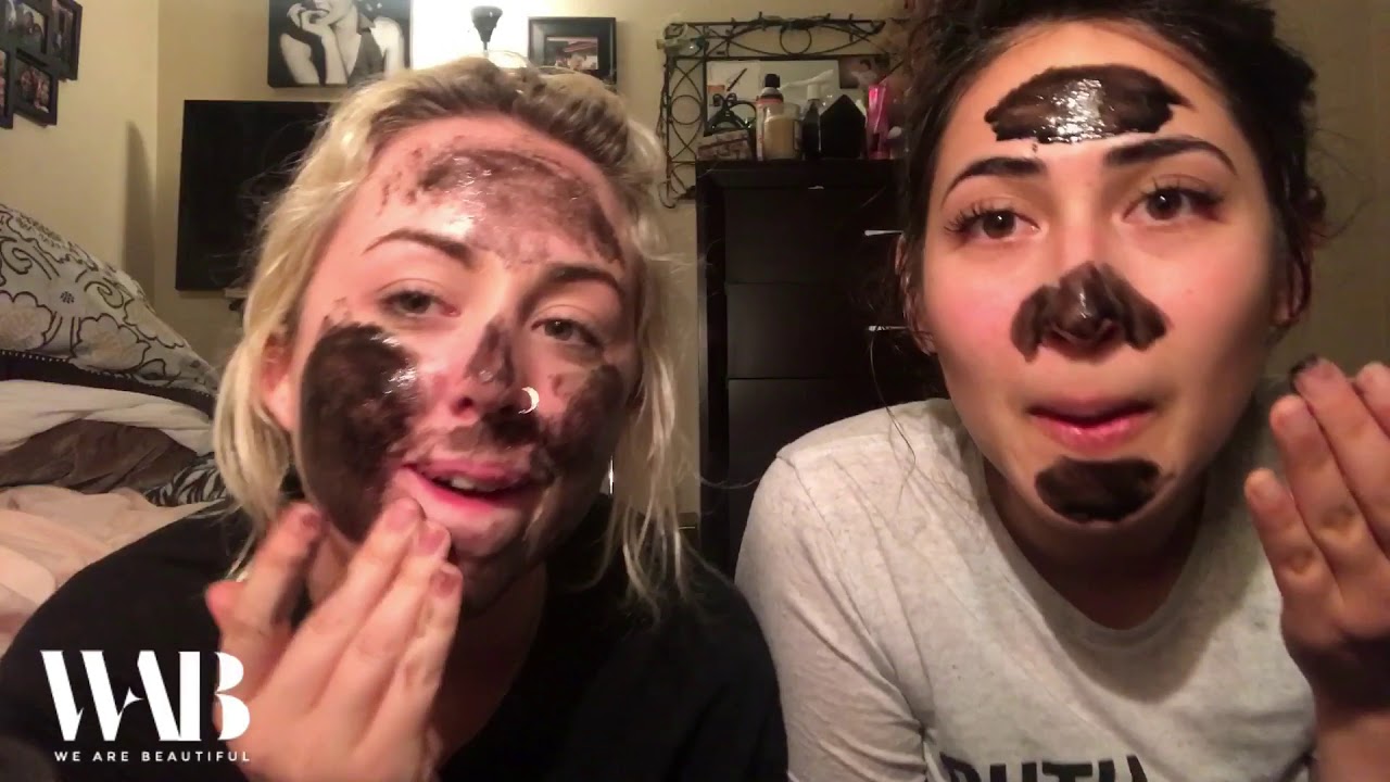 WE DECIDED TO DO A PEEL OFF FACE MASK (BAD IDEA) - YouTube