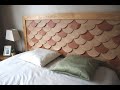 Fabriquer une tte de lit avec du papier effet cuir
