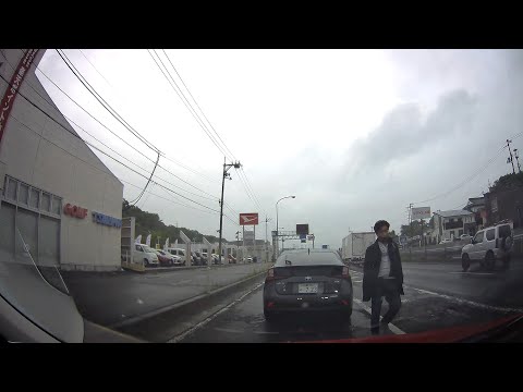 黒プリウスの輩にあおり運転された動画