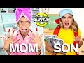 12 year old son  mom swap lives instant regret