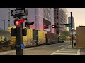 CSX Street Runner Y295 in Downtown Tampa, FL 2/14/2023 with Switcher Locomotive