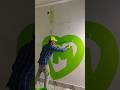 wall painting green colour fast cort bedroom🏡🖌️👈