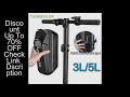 NEWBOLER Electric Scooter Front Bag Handlebar Water-Resistant Quick Release 5L EVA Big Capacity Univ