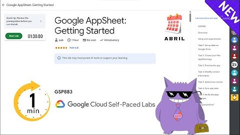 Google AppSheet: Getting Started | #2025 | #GSP883 |#qwiklabs |Solution