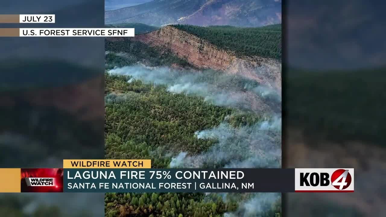 Evacuations lifted as Laguna Fire is 75% contained in northern New Mexico