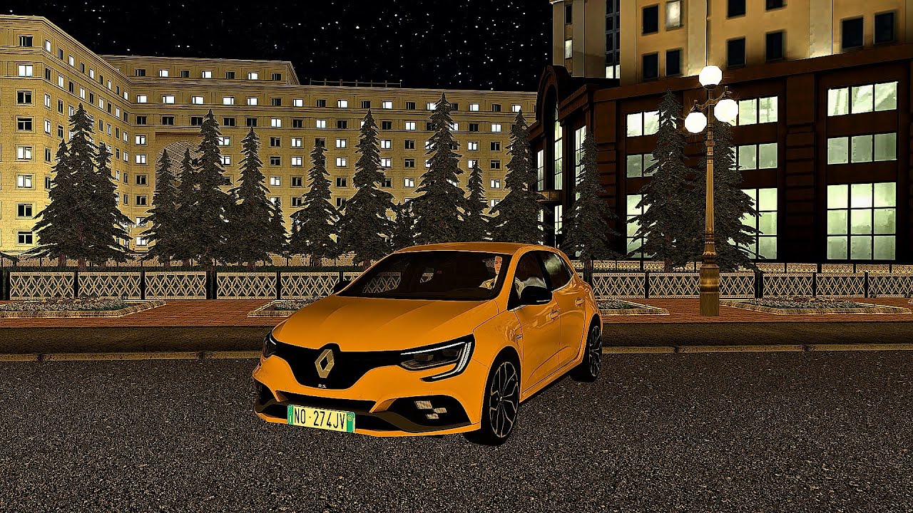 City car driving renault