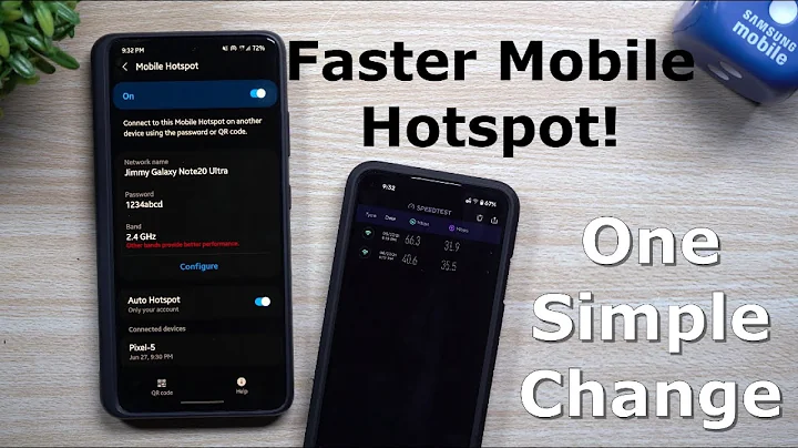 Get FASTER Mobile Hotspot With This One Setting Change!