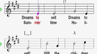 The Dream Peddler Karaoke with Music Notation screenshot 5