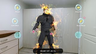 Augmented Reality SuperHero Outfit - Kinect 2 / Azure Kinect DK Body Tracking - SmARt Virtual Try On