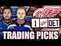 HUGE REPORT: DETROIT RED WINGS TRADING THEIR 1ST ROUND PICK THIS YEAR? JUSTIN FAULK, PHILIP BROBERG?