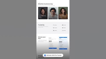 Ultimate UI kit and prebuilt website templates for Framer 🙌 frameblox.com #websitebuilder  #framer