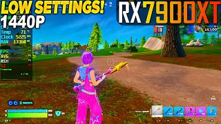 Fortnite Reload RX 7900 XT - 1440p, Low, Performance Mode,