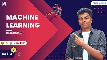 Day  4/30 Machine Learning Master Class - Sanjay - Pantech.ai | Pantech Solutions | Warriorsway
