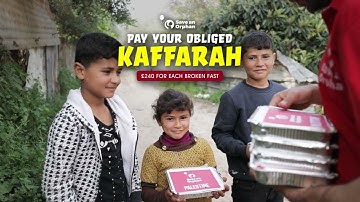 Kaffarah restores balance. Provide meals to those in need and fulfil your obligation.