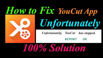 How to fix Youcut Video Editor App Unfortunately Has Stopped Problem Solution - Stopped Error